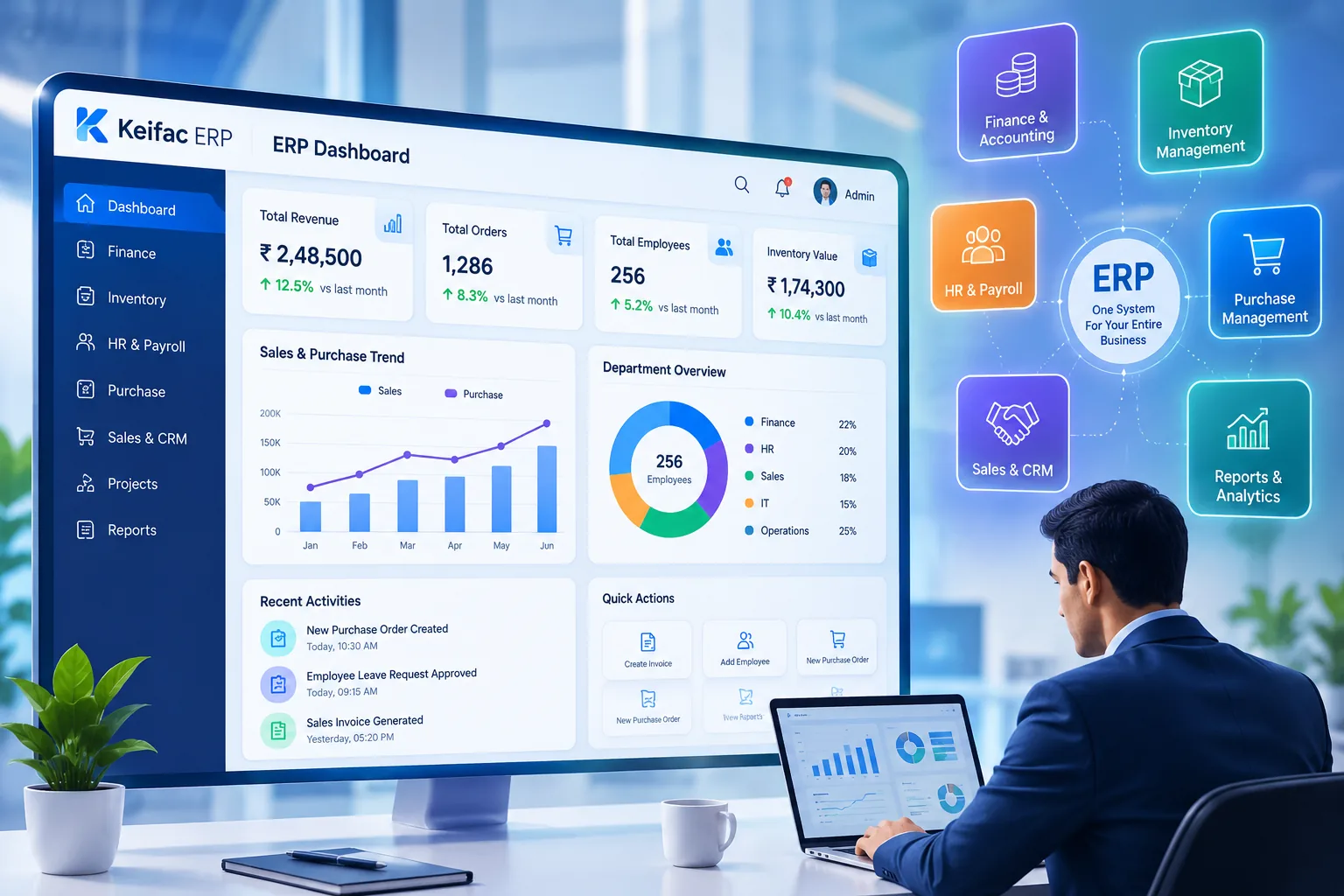 ERP Software Dashboard